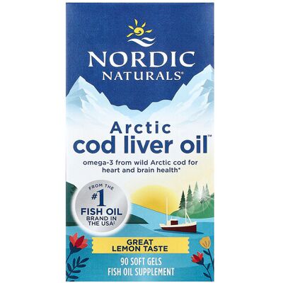 Nordic Naturals Arctic Cod Liver Oil - Lemon - 750 mg Nordic Naturals Arctic Cod Liver Oil - Lemon - 750 mg
