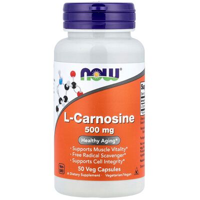 Now Foods L-Carnosine 500 mg - Dietary Supplement Now Foods L-Carnosine 500 mg - Dietary Supplement