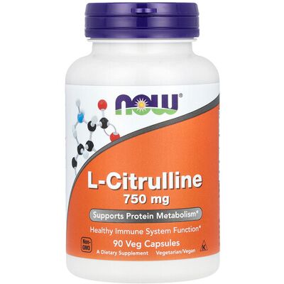 Now Foods L-Citrulline 750 mg - Dietary Supplement Now Foods L-Citrulline 750 mg - Dietary Supplement
