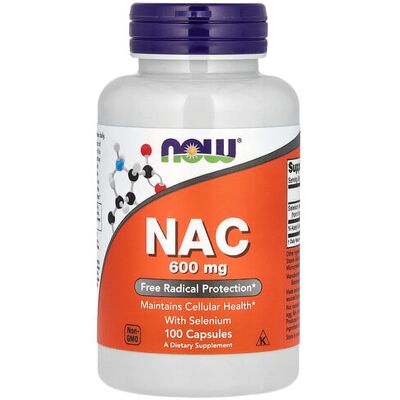 NOW Foods NAC - Selenium & Molybdenum - 600mg - 100 Veg Capsules NOW Foods NAC - Selenium & Molybdenum - 600mg - 100 Veg Capsules