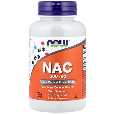 NOW Foods NAC - Selenium & Molybdenum - 600mg - 100 Veg Capsules NOW Foods NAC - Selenium & Molybdenum - 600mg - 100 Veg Capsules