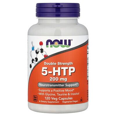 NOW Foods 5-HTP with Glycine Taurine & Inositol - Support for Mood & Sleep NOW Foods 5-HTP with Glycine Taurine & Inositol - Support for Mood & Sleep