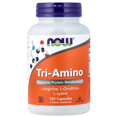 Now Foods Tri-Amino - Essential Amino Acid Complex - 120 Capsules Now Foods Tri-Amino - Essential Amino Acid Complex - 120 Capsules
