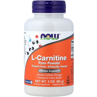 Now Foods L-Carnitine - Pure Powder 3 Oz - L-Carnitine Powder Now Foods L-Carnitine - Pure Powder 3 Oz - L-Carnitine Powder