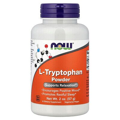 Now Foods L-Tryptophan - Powder 57g - Dietary Supplement Now Foods L-Tryptophan - Powder 57g - Dietary Supplement