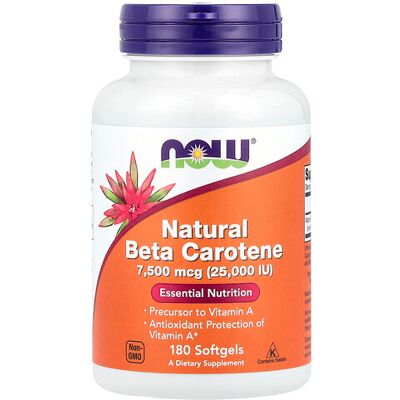 Now Foods Beta Carotene 25000 IU - Vitamin Supplement Now Foods Beta Carotene 25000 IU - Vitamin Supplement