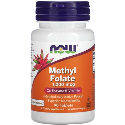 Now Foods Methyl Folate 1000µg tablets (90 pcs.) Now Foods Methyl Folate 1000µg tablets (90 pcs.)