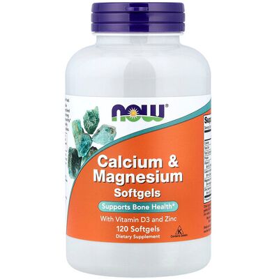 NOW Foods Calcium Magnesium Softgels - Dietary Supplements NOW Foods Calcium Magnesium Softgels - Dietary Supplements
