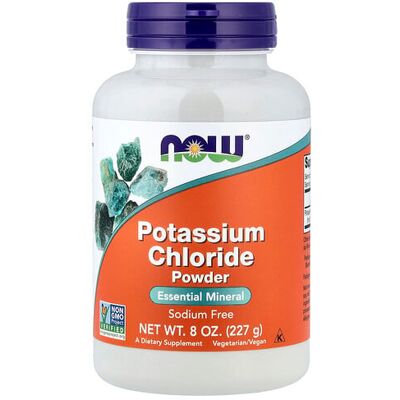 NOW Foods Potassium Chloride - Dietary Supplements, Powder NOW Foods Potassium Chloride - Dietary Supplements, Powder