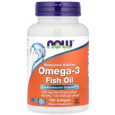 Now Foods Omega-3 1000mg softgels (100 pcs.) Now Foods Omega-3 1000mg softgels (100 pcs.)