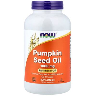 Now Foods Pumpkin Seed Oil 1000 mg - Dietary Supplement Now Foods Pumpkin Seed Oil 1000 mg - Dietary Supplement