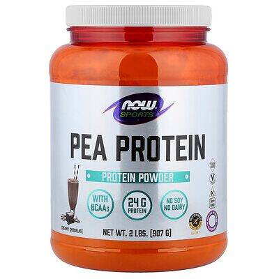 NOW Foods Pea Protein Dutch Chocolate - Protein Powder NOW Foods Pea Protein Dutch Chocolate - Protein Powder