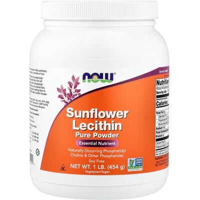 Now Foods Sunflower Lecithin Pure Powder (454g) Now Foods Sunflower Lecithin Pure Powder (454g)