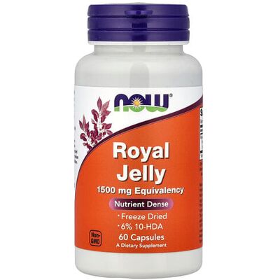 Now Foods Royal Jelly 1500 mg - Dietary Supplement Now Foods Royal Jelly 1500 mg - Dietary Supplement