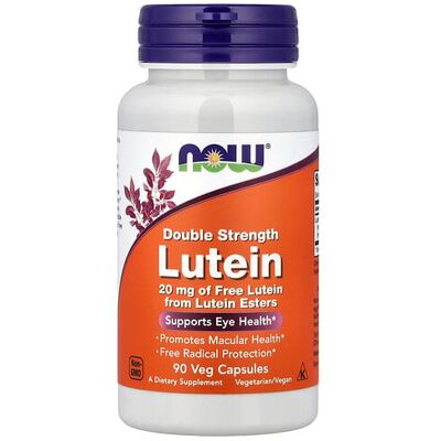 Now Foods Lutein Double Strength 20 mg - Eye Support Dietary Supplement Now Foods Lutein Double Strength 20 mg - Eye Support Dietary Supplement