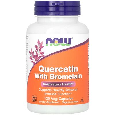 Now Foods Quercetin with Bromelain veg capsules (120 pcs.) Now Foods Quercetin with Bromelain veg capsules (120 pcs.)