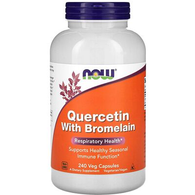 Now Foods Quercetin Bromelain 240 Veggie Caps - Dietary Supplement Now Foods Quercetin Bromelain 240 Veggie Caps - Dietary Supplement