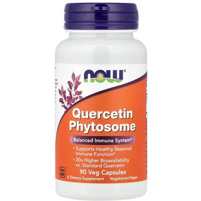 Now Foods Quercetin Phytosome - 250 Mg - 90 VegCaps Now Foods Quercetin Phytosome - 250 Mg - 90 VegCaps