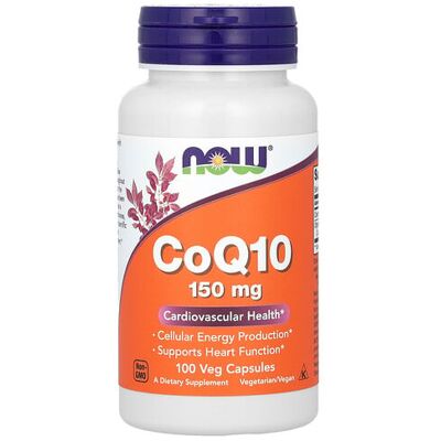 Now Foods CoQ10 - 150 mg - Vegetarian Vitamin Supplement Now Foods CoQ10 - 150 mg - Vegetarian Vitamin Supplement