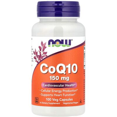 Now Foods CoQ10 - 150 mg - Vegetarian Vitamin Supplement Now Foods CoQ10 - 150 mg - Vegetarian Vitamin Supplement