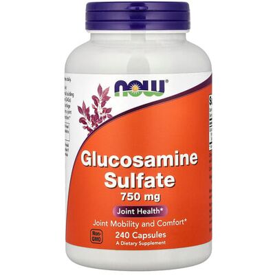 Now Foods Glucosamine Sulfate 750 mg - Dietary Supplement Now Foods Glucosamine Sulfate 750 mg - Dietary Supplement