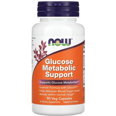 Now Foods Glucose Support - 90 Veg Caps Now Foods Glucose Support - 90 Veg Caps
