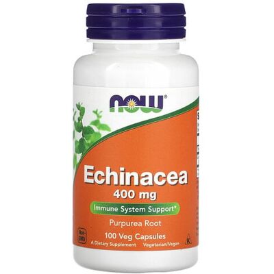 Now Foods Echinacea 400 mg - 100 Veg Capsules Now Foods Echinacea 400 mg - 100 Veg Capsules