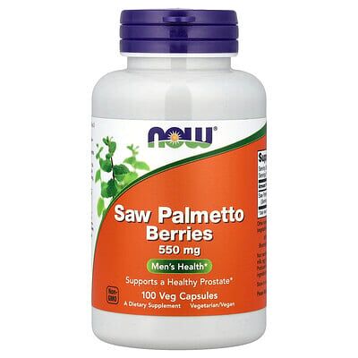 NOW Foods Saw Palmetto Berries 550 mg - Dietary Supplements NOW Foods Saw Palmetto Berries 550 mg - Dietary Supplements