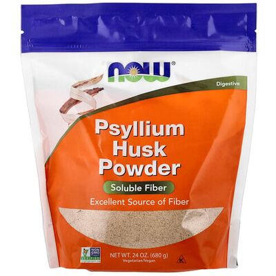 Now Foods Psyllium Husk Powder - High Fiber Supplement Now Foods Psyllium Husk Powder - High Fiber Supplement