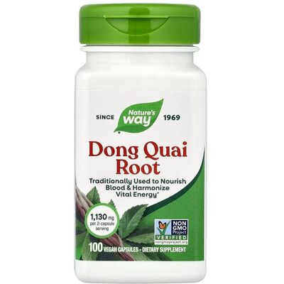 Nature's Way Dong Quai Root 1130 Mg - Vegan Dietary Supplement Nature's Way Dong Quai Root 1130 Mg - Vegan Dietary Supplement