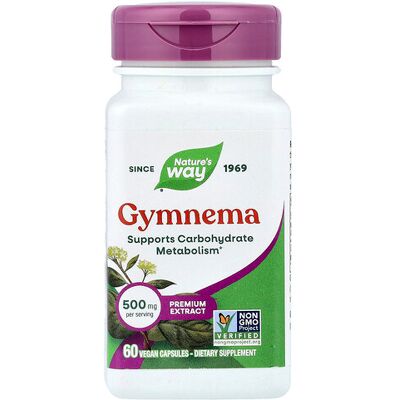 Nature's Way, Gymnema, 500 mg, 60 Vegan Capsules Nature's Way, Gymnema, 500 mg, 60 Vegan Capsules
