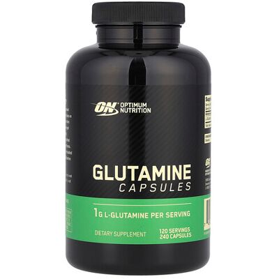 Optimum Nutrition, Glutamine, 240 Capsules (0.5 g per Capsule) Optimum Nutrition, Glutamine, 240 Capsules (0.5 g per Capsule)