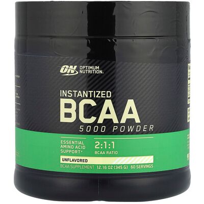 Optimum Nutrition, Instantized BCAA 5000 Powder, Unflavored, 12.16 oz (345 g) Optimum Nutrition, Instantized BCAA 5000 Powder, Unflavored, 12.16 oz (345 g)