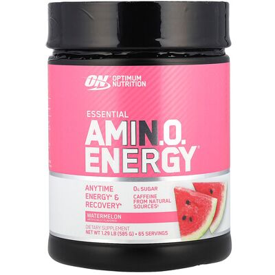 Optimum Nutrition, Essential Amin.O. Energy®, Watermelon, 1.29 lb (585 g) Optimum Nutrition, Essential Amin.O. Energy®, Watermelon, 1.29 lb (585 g)