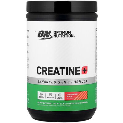 Optimum Nutrition, Creatine+, Strawberry Peach, 1.58 lb (720 g) Optimum Nutrition, Creatine+, Strawberry Peach, 1.58 lb (720 g)