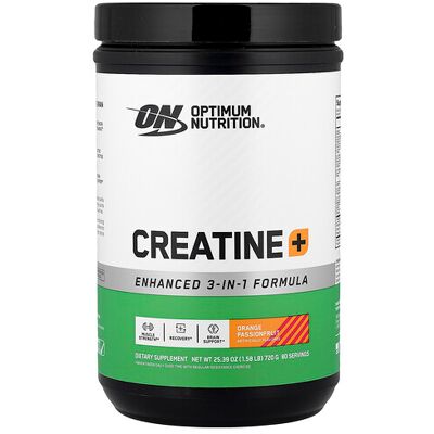 Optimum Nutrition, Creatine+, Orange Passionfruit, 1.58 lb (720 g) Optimum Nutrition, Creatine+, Orange Passionfruit, 1.58 lb (720 g)