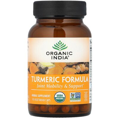 Organic India Turmeric Formula - Joint Support & Mobility Organic India Turmeric Formula - Joint Support & Mobility