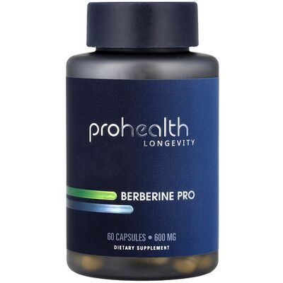 ProHealth Longevity, Berberine Pro, 600 mg, 60 Capsules ProHealth Longevity, Berberine Pro, 600 mg, 60 Capsules