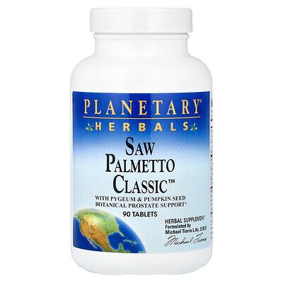 Planetary Herbals, Saw Palmetto Classic™, 90 Tablets Planetary Herbals, Saw Palmetto Classic™, 90 Tablets