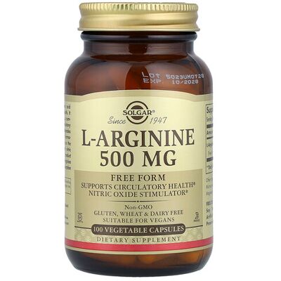 Solgar L-Arginine 500mg - Circulatory Support Solgar L-Arginine 500mg - Circulatory Support