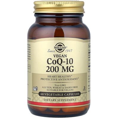 Solgar Vegetarian CoQ-10 200 mg - Dietary Supplement Solgar Vegetarian CoQ-10 200 mg - Dietary Supplement