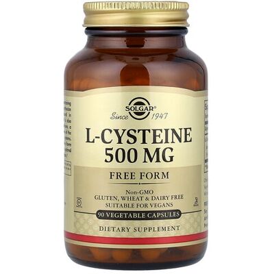 Solgar L-Cysteine 500 mg - Dietary Supplement Solgar L-Cysteine 500 mg - Dietary Supplement