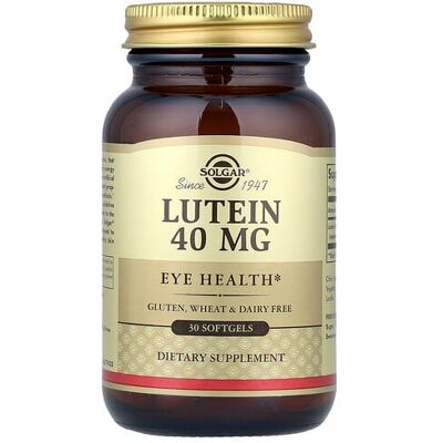Solgar Lutein 40 mg - Dietary Supplement Solgar Lutein 40 mg - Dietary Supplement