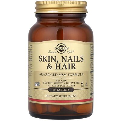 Solgar Skin, Nails and Hair Tablets - Skin, Nails and Hair Tablets 60caps Solgar Skin, Nails and Hair Tablets - Skin, Nails and Hair Tablets 60caps