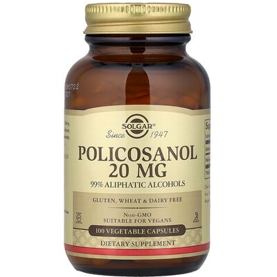 Solgar Policosanol 20 Mg - Dietary Supplement Solgar Policosanol 20 Mg - Dietary Supplement