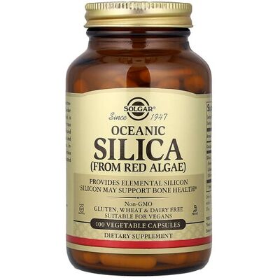 Solgar Oceanic Silica - Red Algae Extract - 100 Veggie Capsules Solgar Oceanic Silica - Red Algae Extract - 100 Veggie Capsules