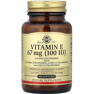 Solgar Vitamin E - Softgels - Antioxidant Support Solgar Vitamin E - Softgels - Antioxidant Support