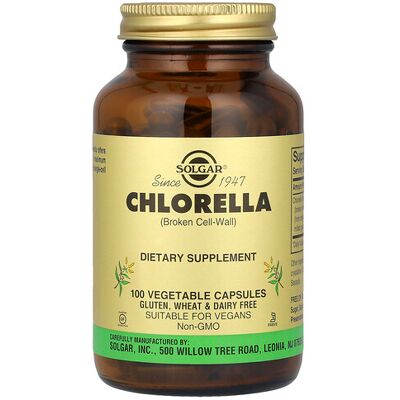 Solgar Chlorella Broken Cell-Wall Veg Capsules - Vegetables Solgar Chlorella Broken Cell-Wall Veg Capsules - Vegetables