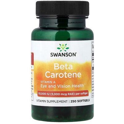 Swanson Premium Beta-Carotene - Dietary Supplement Swanson Premium Beta-Carotene - Dietary Supplement