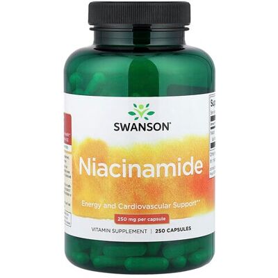 Swanson Niacinamide 250 mg - Supports Nervous System & Energy Swanson Niacinamide 250 mg - Supports Nervous System & Energy
